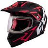 Black/Coral Octane X Deviant Helmet w/Electric Shield