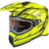 Matte Hi-Vis/Black AT21S Epic Helmet w/Electric Shield
