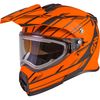 Matte Neon Orange/Black AT21S Epic Helmet w/Electric Shield