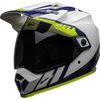 White/Blue/Hi-Viz MX-9 Adventure Mips Dash Helmet