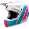 Youth White/Pink/Blue Evac Helmet