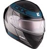 Gray/Blue/Black Flex RSV Airtik Modular Snow Helmet w/Dual Lens Shield
