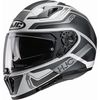 Semi-Flat Black/White/Gray i70 Lonex MC5SF Helmet