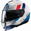 Semi-Flat White/Blue/Red i90 Syrex MC21SF Helmet