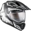 Black/Silver Quest RSV Prime Snow Helmet w/Electric Shield