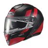 Semi-Flat Black/Red i90 Syrex MC1SF Snow Helmet w/Electric Shield