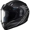 Youth Semi-Flat Black/Gray CL-Y Strix MC-5SF Snow Helmet w/Dual Lens Shield