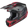 Semi-Flat Gray/Red/Black CS-MX II Drift MC1 Helmet
