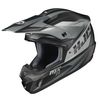 Semi-Flat Gray/Black CS-MX II Drift MC5 Helmet