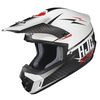 Semi-Flat White/Black/Red CS-MX II Tweek MC1 Helmet