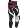 White/Red Phase Strands Pants