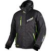 Black Heather/Electric Lime Recoil Jacket