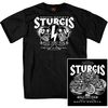 Black Sturgis Skull Racers T-Shirt