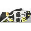 Black/White/Fluorescent Yellow SP Air Leather Glove