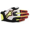 White/Red/Flo Yellow Racefend Gloves 