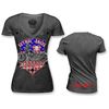 Womens USA Motorcycle T-Shirt