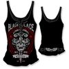 Womens Black Lace Riders Tank Top 
