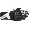 Black/White SP-8 v2 Leather Gloves