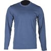 Blue Merino Wool Base Layer Long Sleeve Shirt