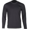 Black Teton Merino Wool Base Layer Long Sleeve Shirt