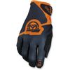 Black/Orange SX1 Gloves