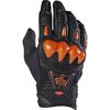 Black/Orange Bomber Gloves