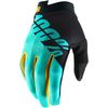 Black/Aqua I-Track Gloves