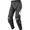 Black/White/Fluorescent Red Missile v2 Airflow Leather Pants