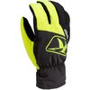 Hi-Vis/Black Klimate Short Gloves