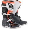 Youth Black/Grey/White/Orange Tech 7S Boots