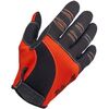 Orange/Black Moto Gloves