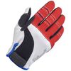 Red/White/Blue Moto Gloves
