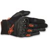 Black/Orange Megawatt Hard Knuckle Gloves 