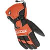 Black/White/Orange Gloves