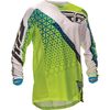 Lime/White Kinetic Trifecta Jersey
