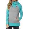 Women's Heather Gray Aired Pullover Hoody