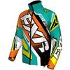 Teal/Orange/Hi-Vis Cold Cross Race Ready Jacket