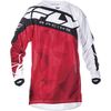 Youth Red/White Kinetic Crux Jersey