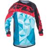 Teal/Red Kinetic Crux Jersey