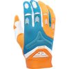 Orange/Dark Teal Evolution 2.0 Gloves