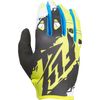 Youth Black/Lime Kinetic Gloves