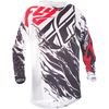 Black/White/Red Relapse Kinetic Mesh Jersey
