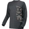Charcoal Heather/Gray Evo Long Sleeve Shirt