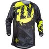 Youth Black/Hi-Vis Kinetic Outlaw Jersey