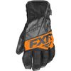 Black/Charcoal/Orange Fuel Short Cuff Gloves