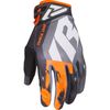 Black/Orange/Gray/Charcoal Factory Ride Adjustable MX Gloves