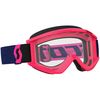 Blue/Fluorescent Pink Recoil XI Goggles w/Clear Lens