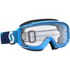 Blue Split OTG Goggles w/Clear Lens
