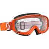 Orange Split OTG Goggles w/Clear Lens