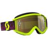 Yellow/Pink Recoil XI Goggles w/Gold Chrome Lens
